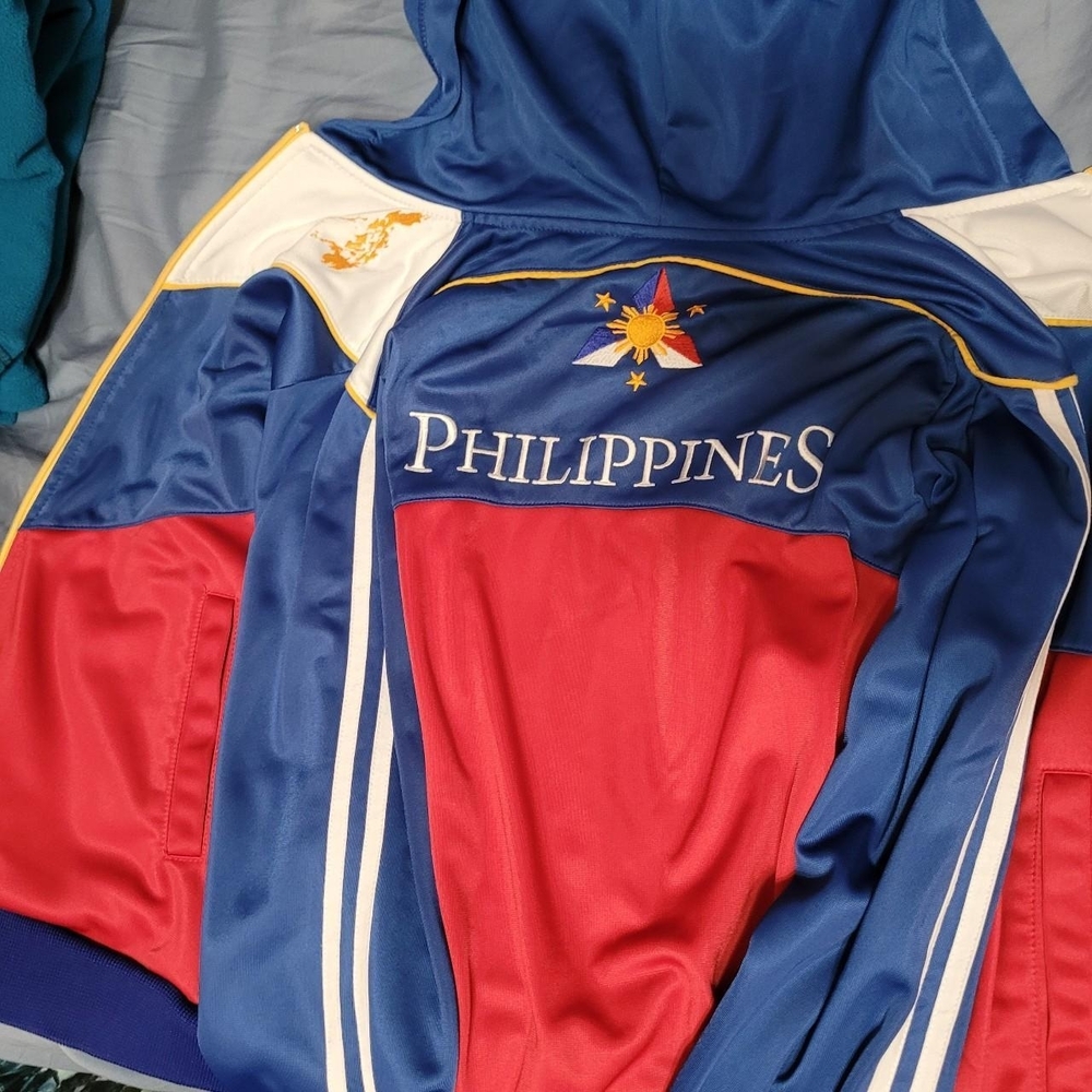 Philippines Athletic Jacket with Embroidered Crest Kids Medium